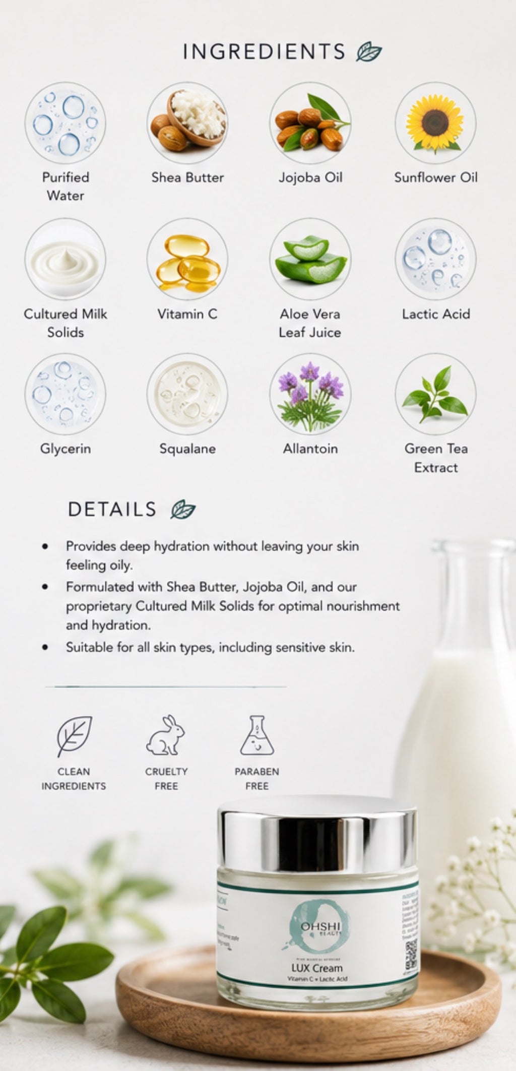 LUX Hydrating Cream